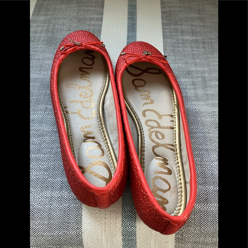 Sam Edelman Coral Raffia Ballet Flat